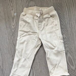 GAP Cream Toddler Pull-On Joggers